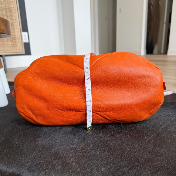 HARD TO FIND Givenchy Tinan Orange Leather Tote - Picture 11 of 11